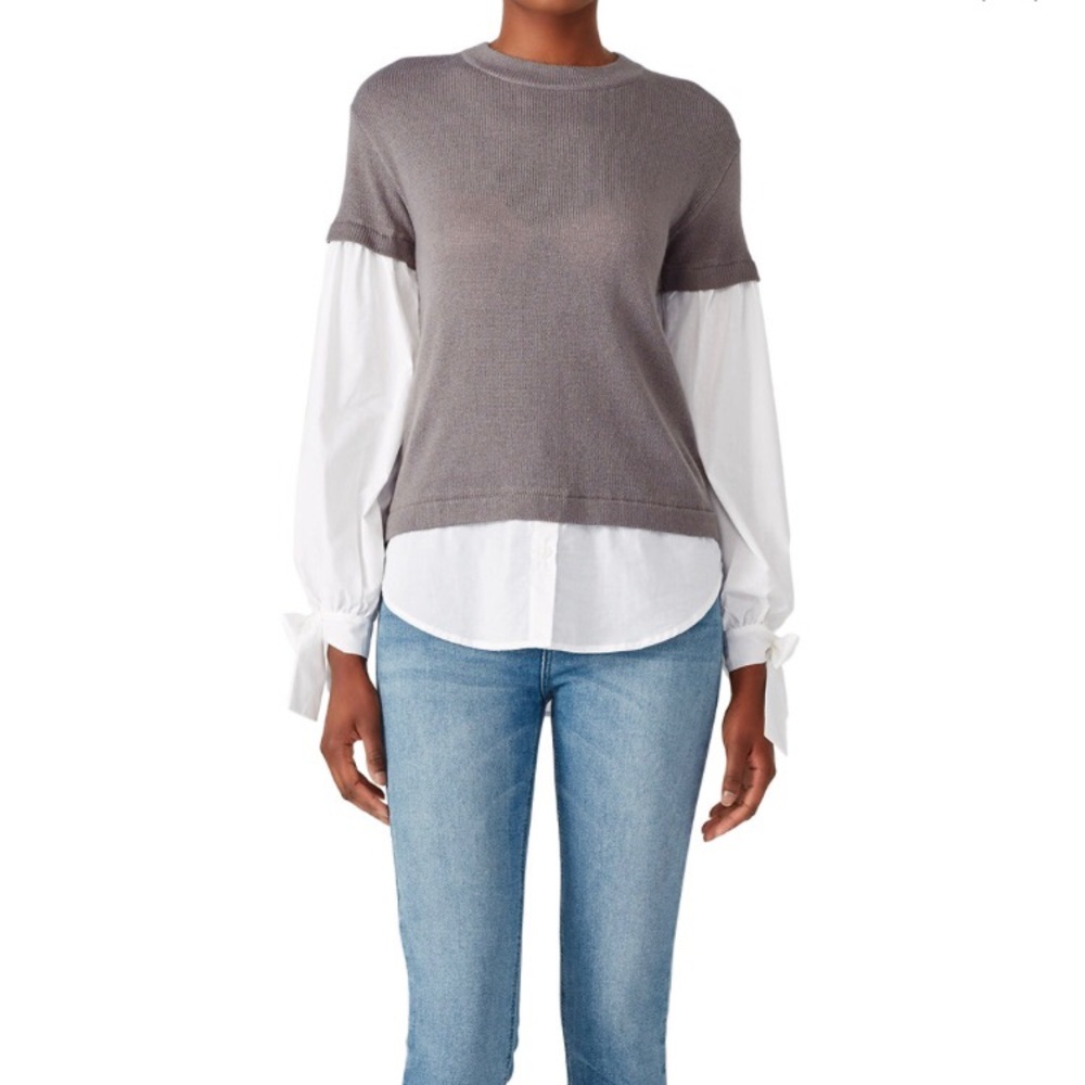 Devlin Grey Flare Sweater